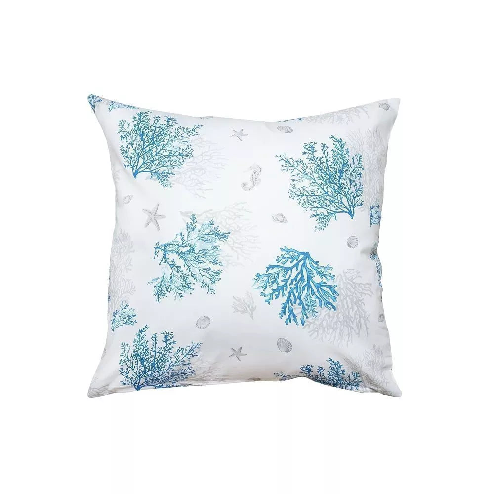 Housse de coussin Lagon bleu