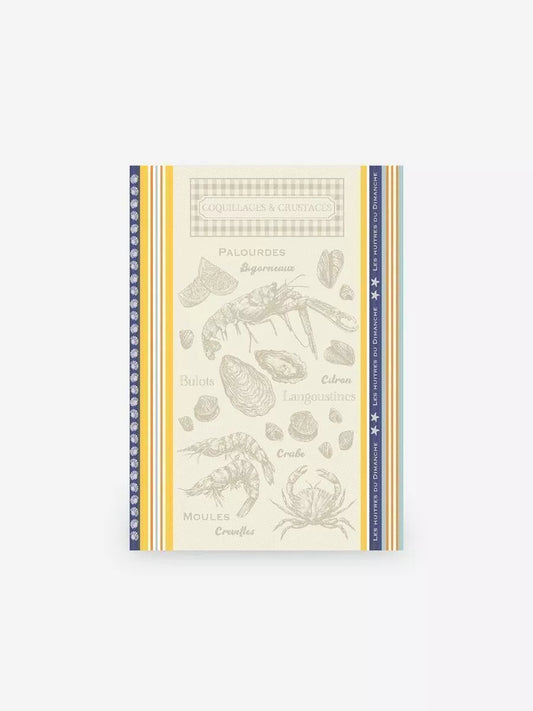Torchon Coquillages et Crustacés