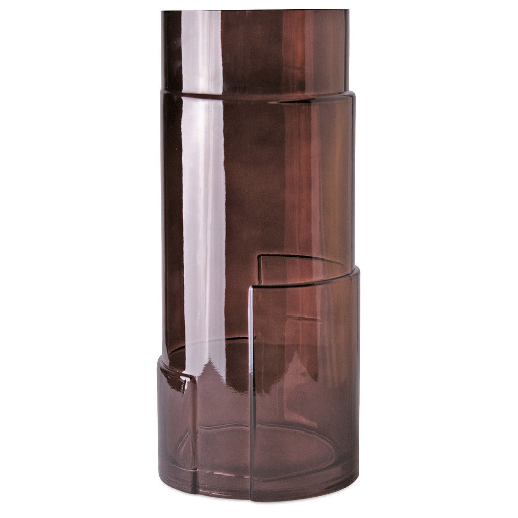 Vase en verre Cappucino