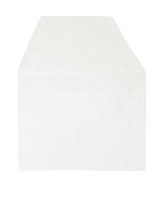 Chemin de table Durance blanc déperlant