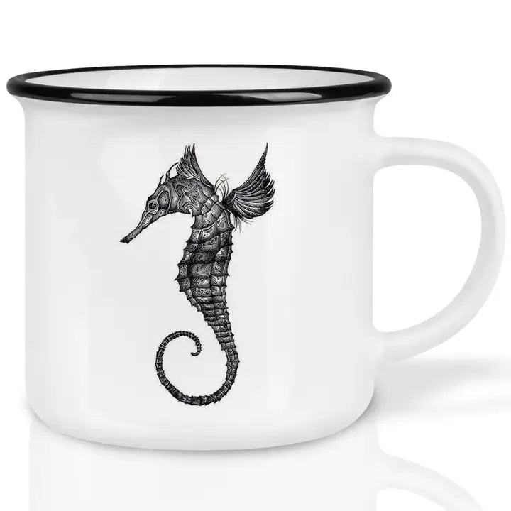 Mug en céramique Hippocampe