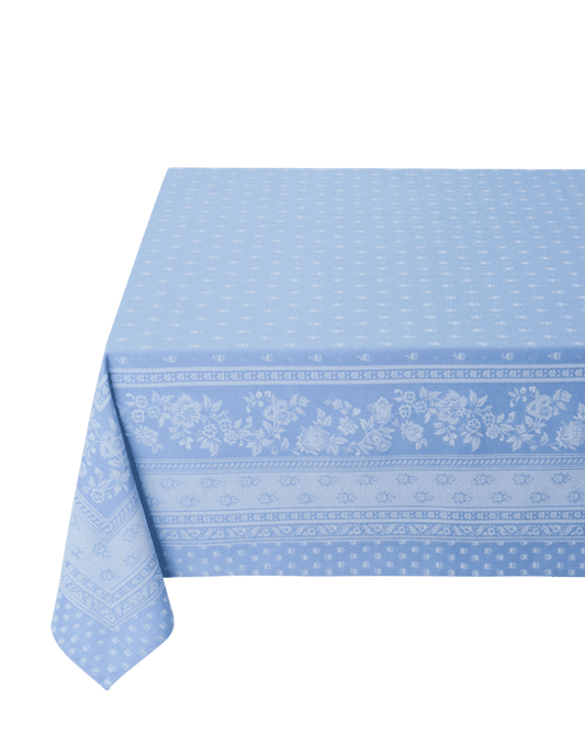 Nappe carrée 160x160 Durance bleu déperlante