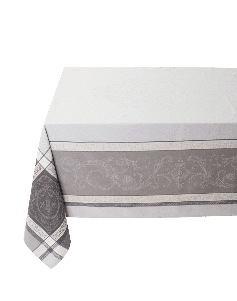 Nappe rectangle 2m50 Versailles gris déperlante