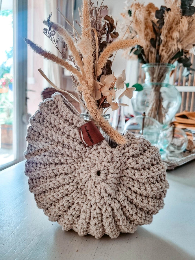 Panier décoratif artisanal Coquillage Ammonite taille S