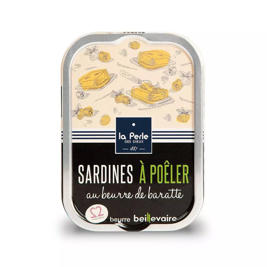 Sardines à poêler au beurre de baratte La perle des dieux