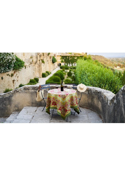 Square tablecloth 160x160cm Cassis  turquoise