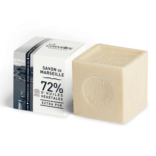 Cube of EXTRA PURE Marseille Soap - 300g - In Box