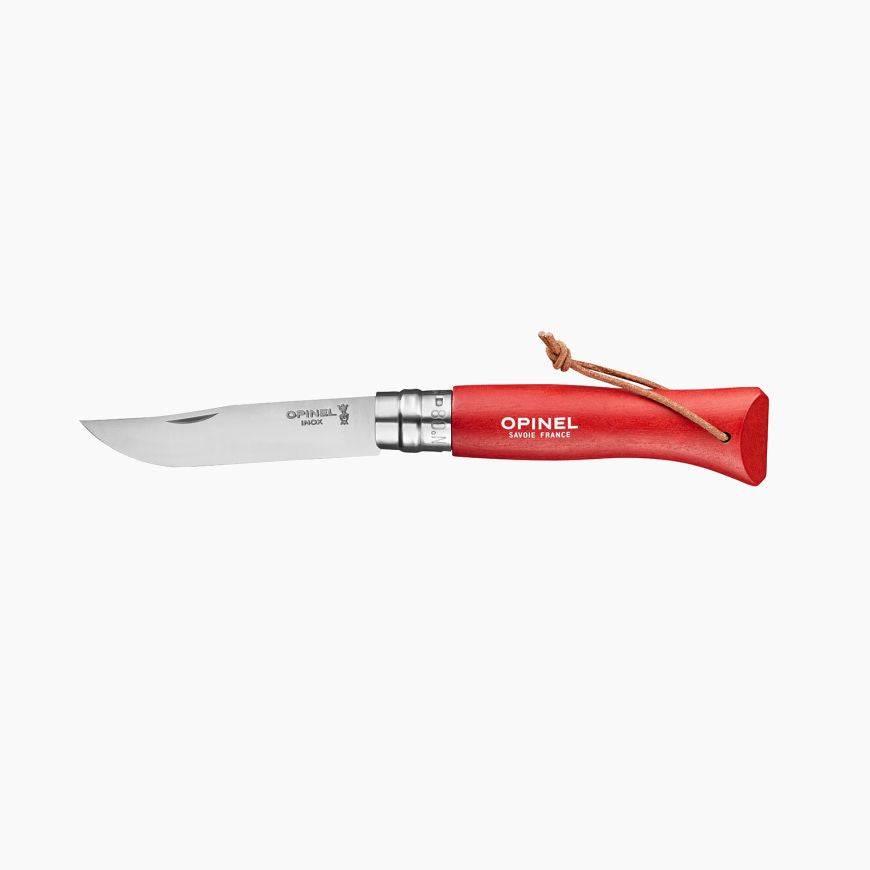 Opinel n°8 baroudeur rouge