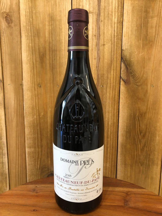 Bouteille de Chateauneuf du Pape rouge