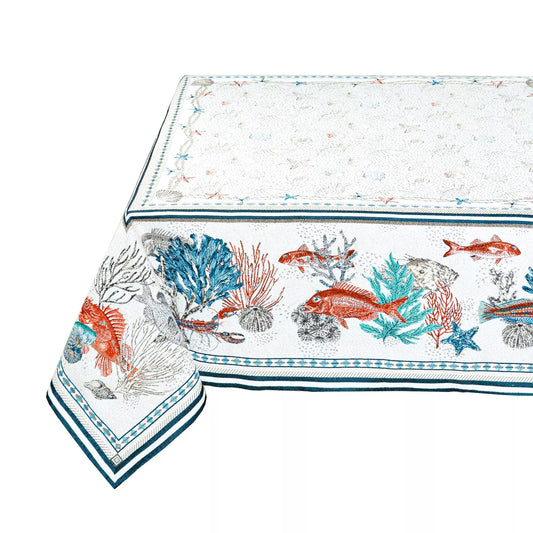 Square tablecloth 145x145cm Bonifacio ecru
