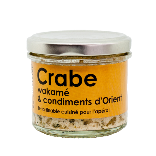 Tartinable de Crabe wakamé l'Atelier du cuisinier