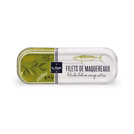 Filets de maquereaux huile d'olive vierge extra La perle des dieux