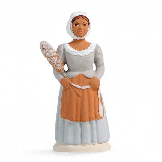 Fileuse Santons de Provence Arterra 7cm blanc