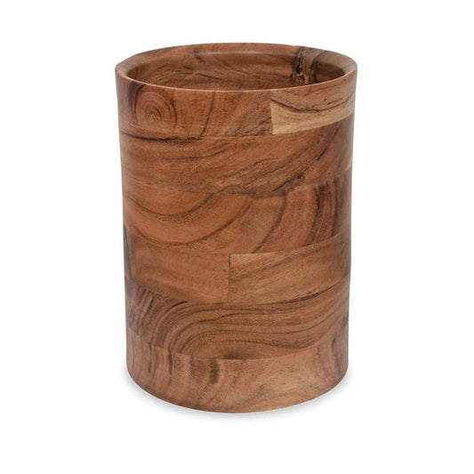 Pot à ustensile en bois d'acacia