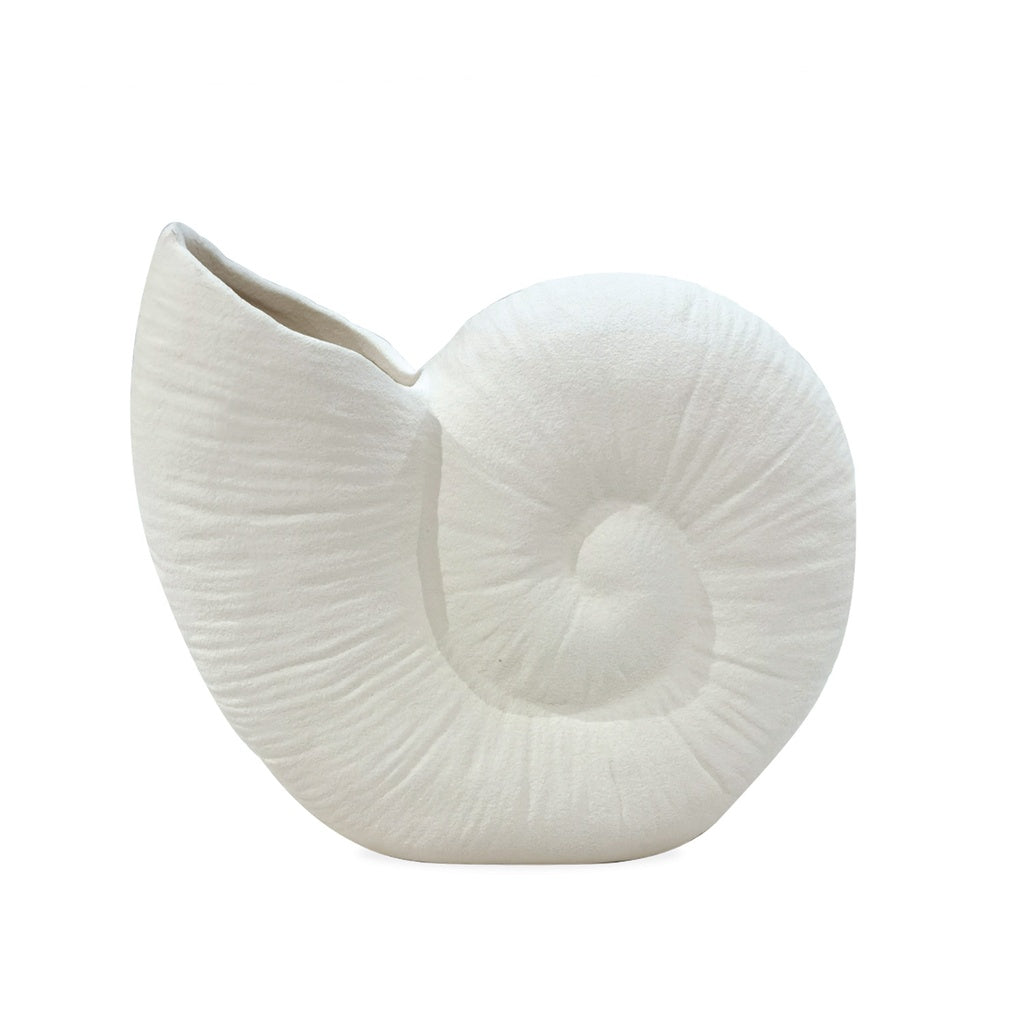 Vase Coquillage blanc