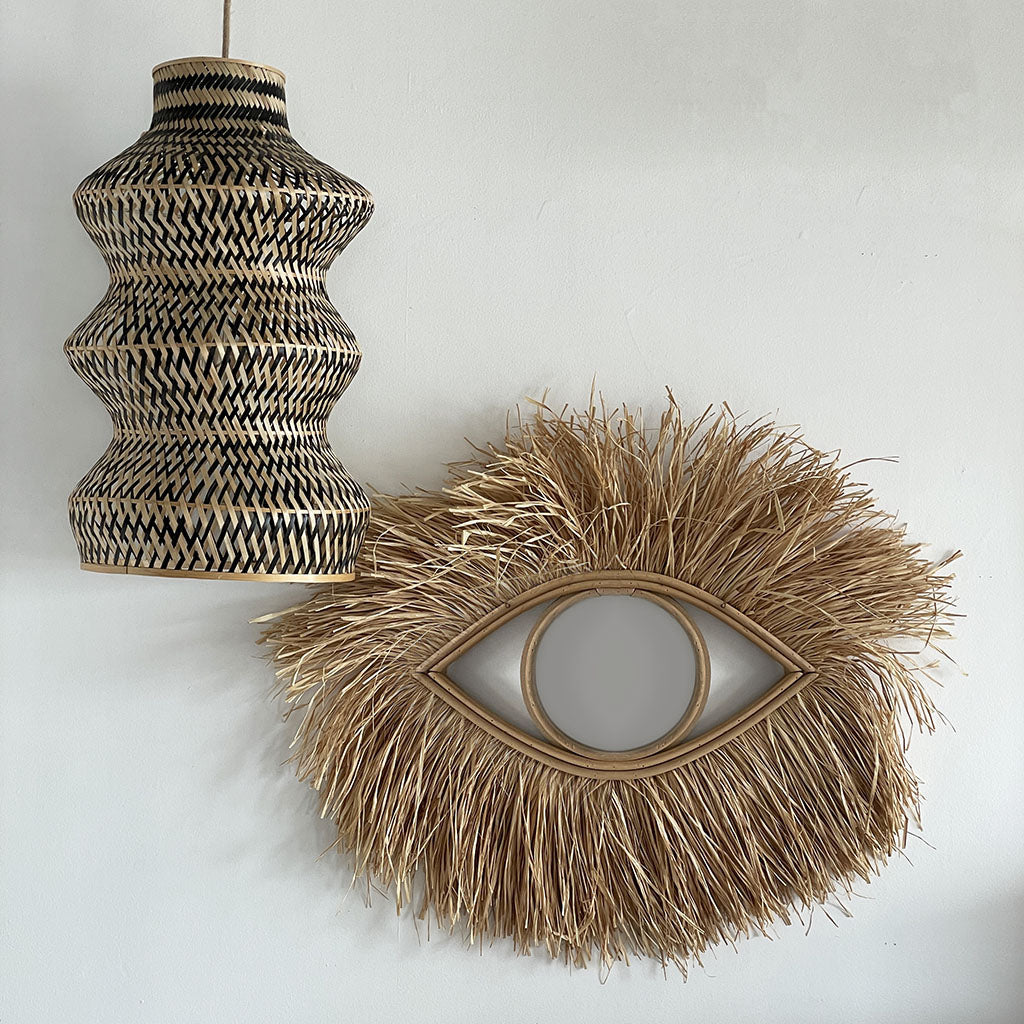 Mirror eye raffia