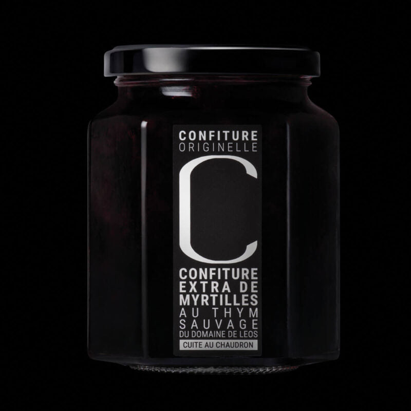 Confiture de myrtilles au thym sauvage Domaine de leos