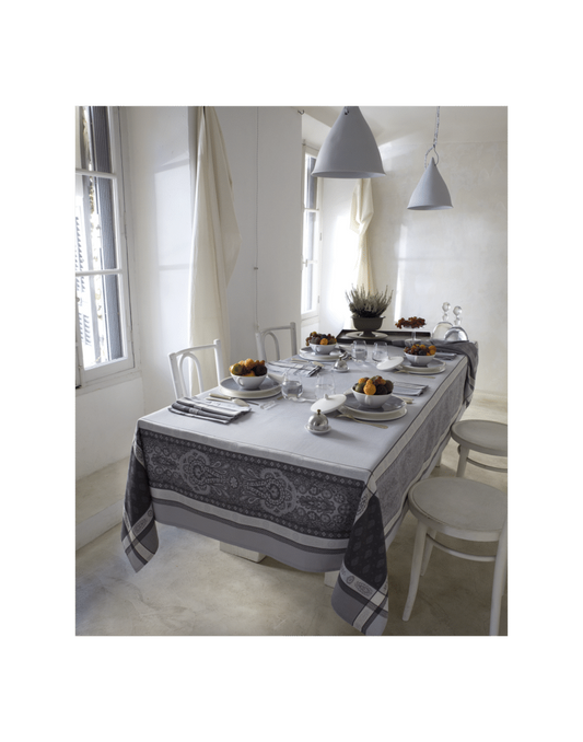 Rectangle tablecloth 250x160cm Vaucluse gray