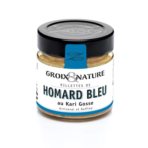 Rillettes de homard bleu au kari gosse Groix et Nature