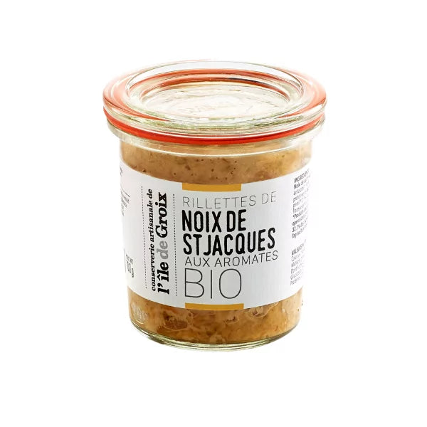 Rillettes de noix de st Jacques bio Groix et Nature