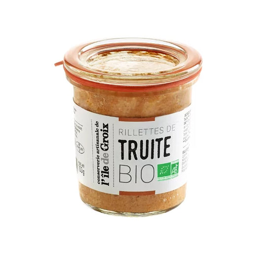 Rillettes de truite bio Groix et Nature