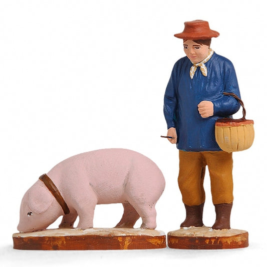 truffle-harvester and pig Arterra 7cm