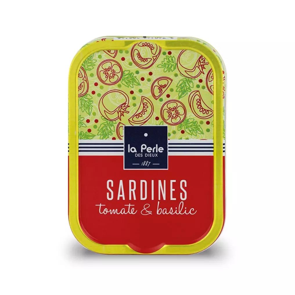 Sardines tomate et basilic La perle des dieux