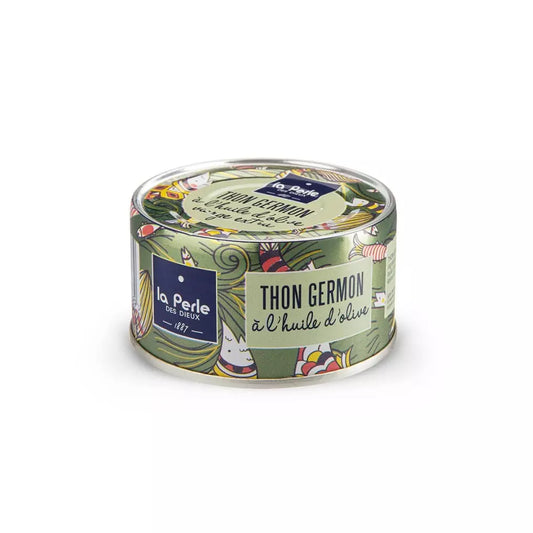 Boite de Thon germon à l'huile d'olive La perle des dieux