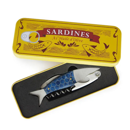 Tire bouchon motif sardine