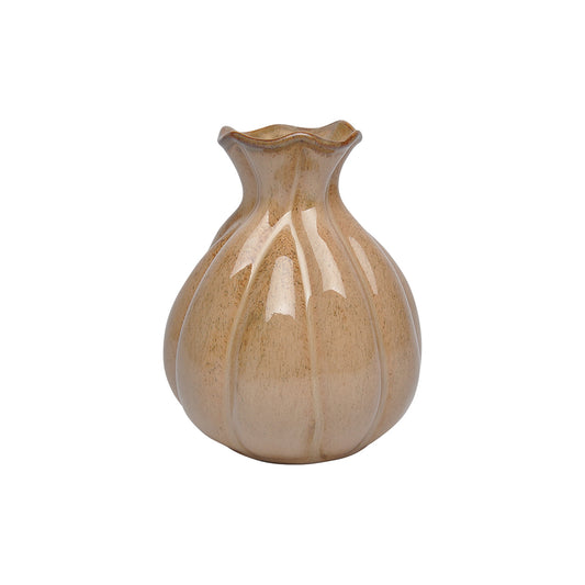 Vase beige en terre